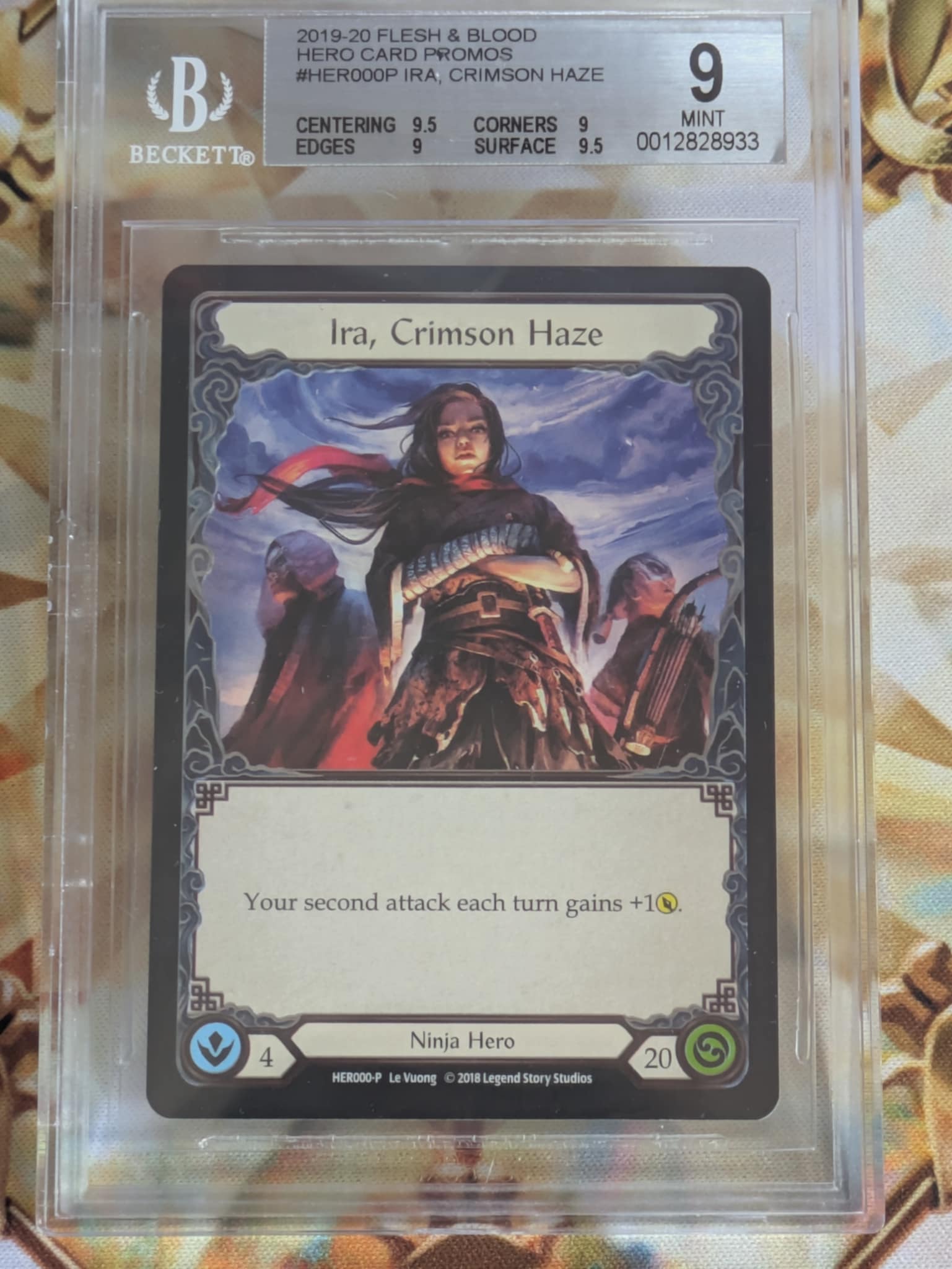 Ira, Crimson Haze Cold Foil BGS 9