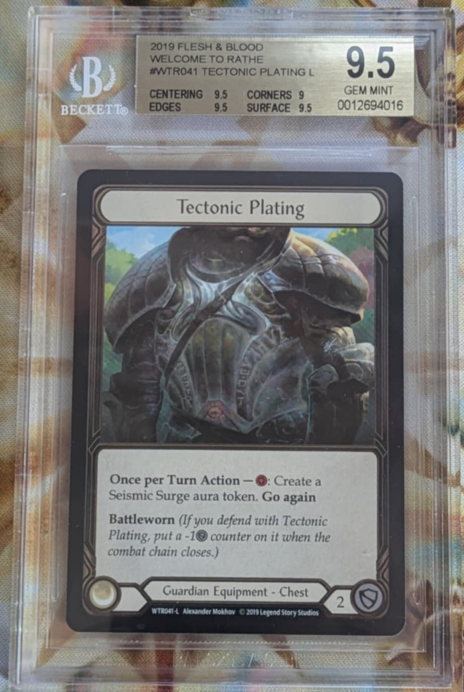 Tectonic Plating Cold Foil BGS 9.5
